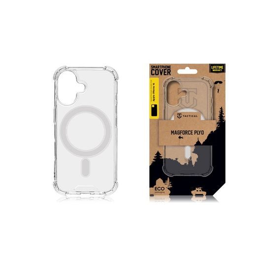 Tactical MagForce Plyo etui, iPhone 16, przezroczyste