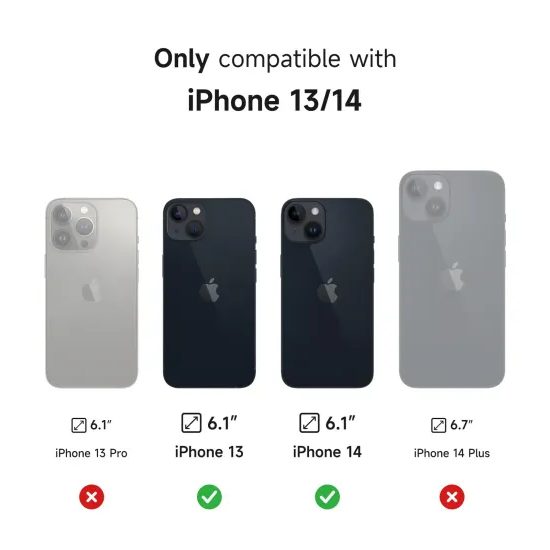 Suritch MagSafe Kickstand Camprotector θήκη iPhone 16 Plus, μωβ