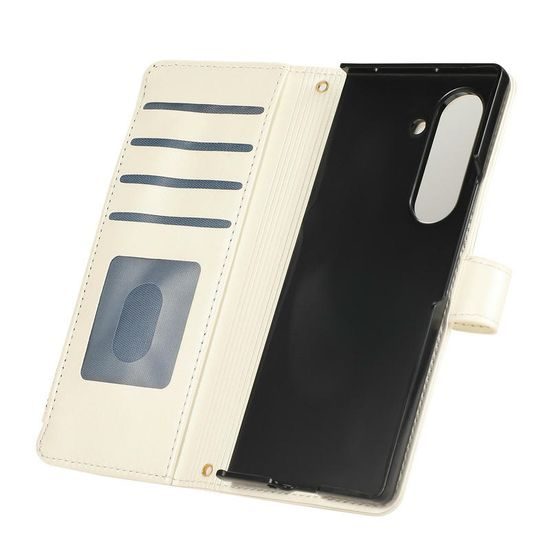 Etui Glamour, Samsung Galaxy Z Fold 8 Ultra, białe