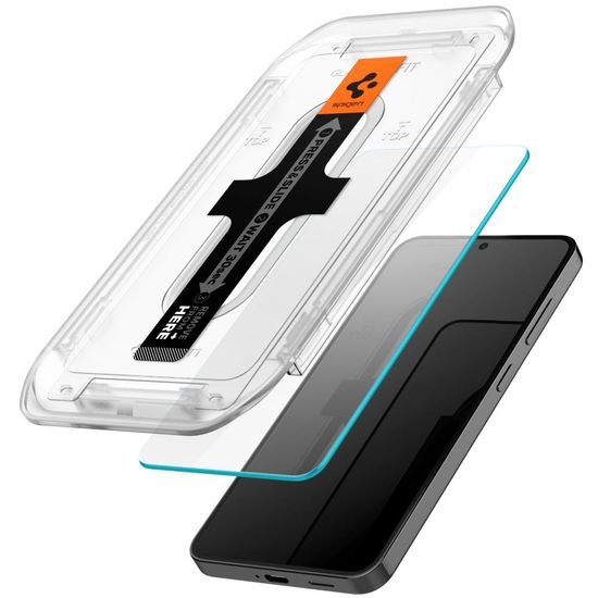 Spigen Glass.TR EZFit cu aplicator, 2 bucăți, Folie de sticlă securizată, Samsung Galaxy S24 Plus / S25 Plus