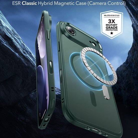 Θήκη ESR Classic Hybrid HaloLock MagSafe, iPhone Air, παγωμένο πράσινο