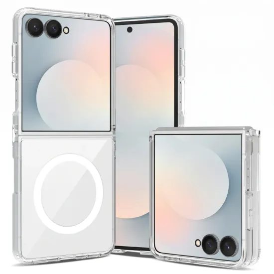 Tech-Protect Flexair Hybrid MagSafe'iga ümbris Samsung Galaxy Z Flip 8 – läbipaistev