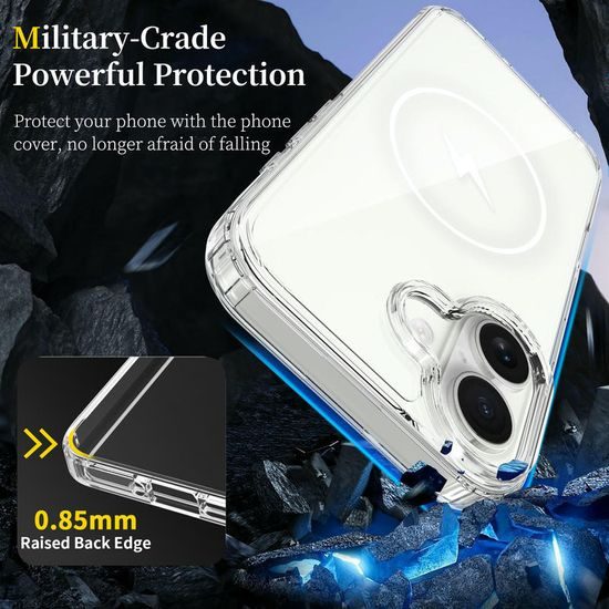 Διάφανη θήκη Magsafe, iPhone 17, διαφανής