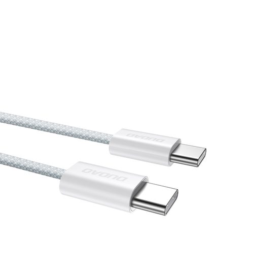 Dudao L6C kabel USB-C - USB-C, PD 30 W, 1 m, svetlo modra
