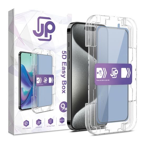 JP Easy Box 5D Προστατευτικό Γυαλί, iPhone 15 Pro
