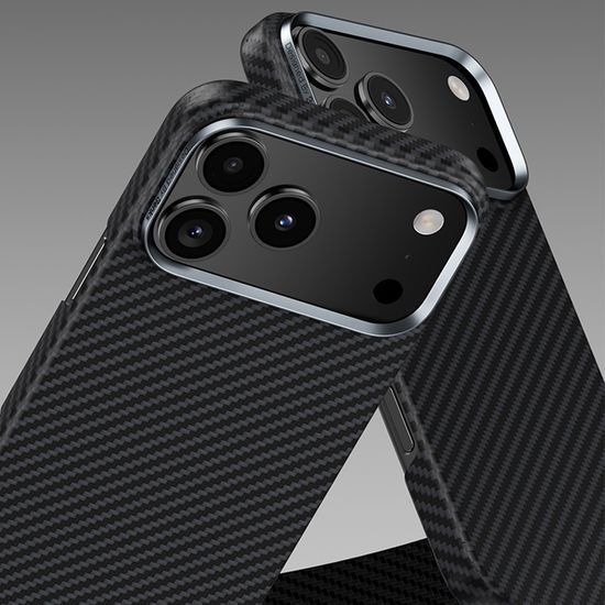 Benks Magnetic Armor Air Kevlar калъф Metal Frame, iPhone 17 Air, черен