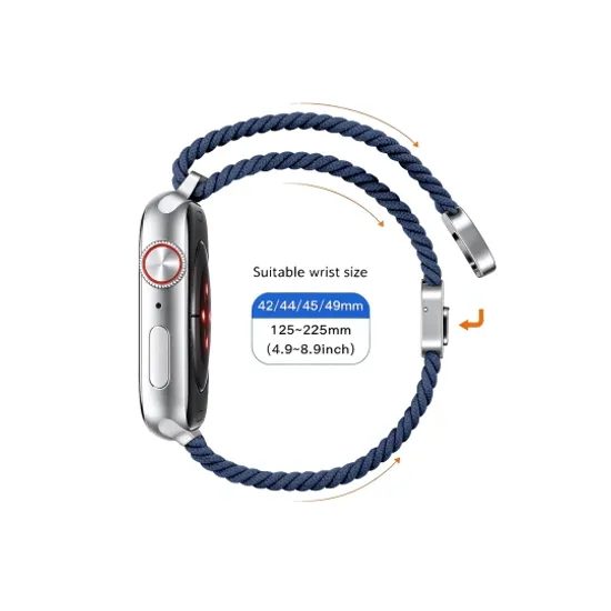 Tech-Protect NylonMag Apple Watch 8 / 9 / 10 / 11 / 12 / SE Ultra (44 / 45 / 46 / 49 mm), modrý