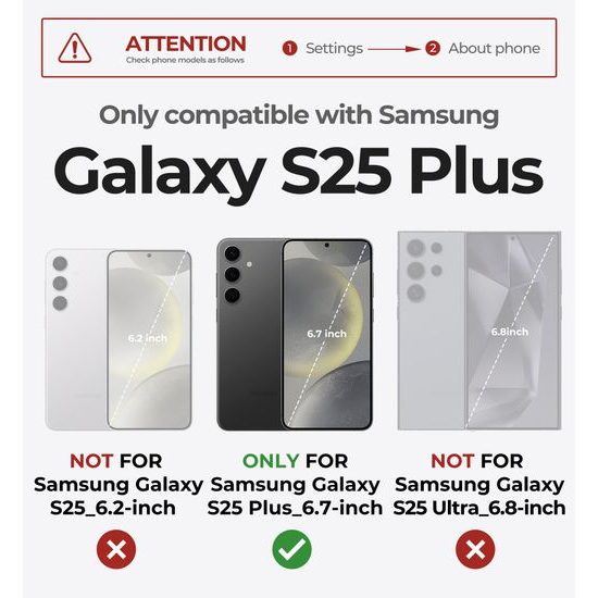 Dexnor MagSafe 360 Kickstand Προστατευτική Θήκη Samsung Galaxy S25 Plus, Μωβ