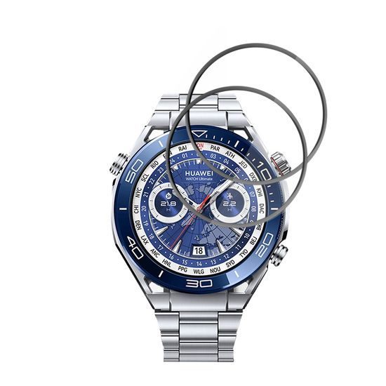 Techsuit Nano Flex, Huawei Watch Ultimate / Ultimate 2, 2 darab, fekete