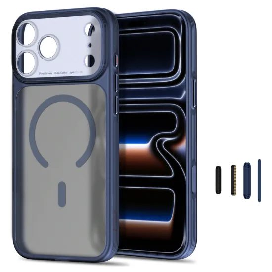 Tech-Protect MagPrime MagSafe CC, iPhone 17 Pro Max / 18 Pro Max, tmavomodrý