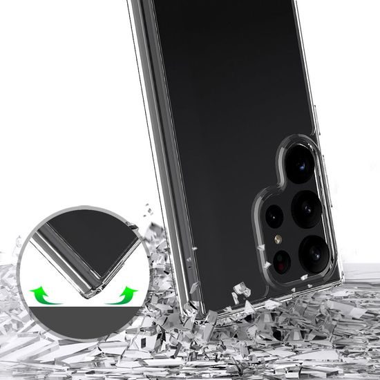 Tech-Protect Flexair Hybrid, Samsung Galaxy S23 Ultra, átlátszó