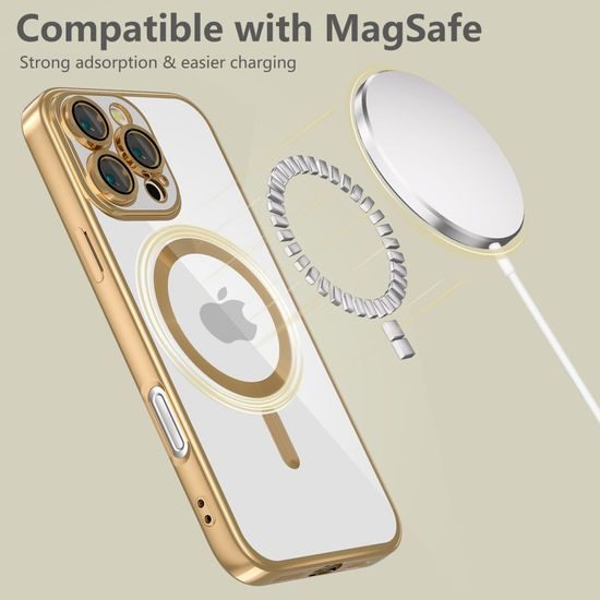 Tech-Protect MagFlex MagSafe iPhone 16 Pro, fényes arany