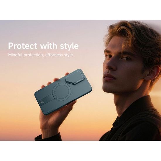 Suritch MagSafe Kickstand Camprotector θήκη Samsung Galaxy S26, σκούρο πράσινο