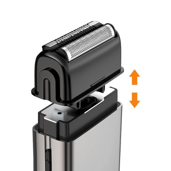 Aparat de ras wireless XO CF8, gri