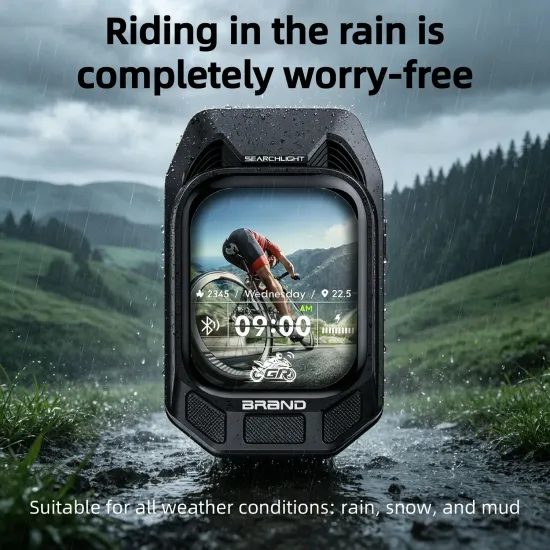 Computer ciclocomputer GPS inteligent cu display AMOLED 2,13", navigație și Bluetooth 5.0