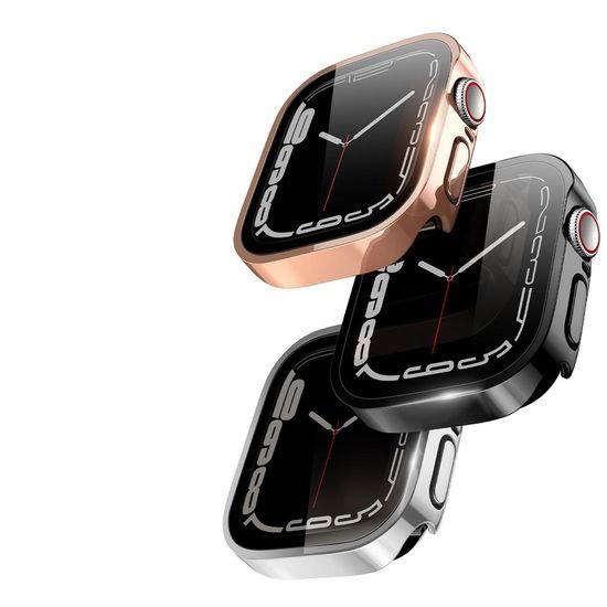 Dux Ducis Hamo fém tok, Apple Watch 4 / 5 / 6 / SE (40 mm), fekete