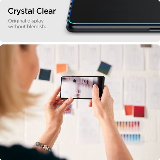 Spigen Glass ALM Glas.TR 2 Stück mit Applikator, Displayschutz, Samsung Galaxy A14 4G / 5G