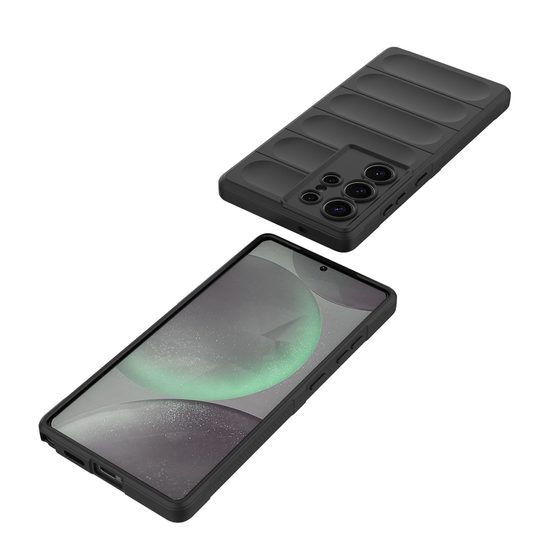 Θήκη Wency Magic Shield, Samsung Galaxy S25 Ultra, μαύρη