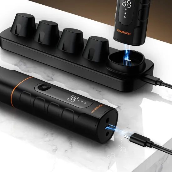 MAXGROOM LK-892 Πολυλειτουργική κουρευτική μηχανή με εναλλάξιμα εξαρτήματα, μαύρη