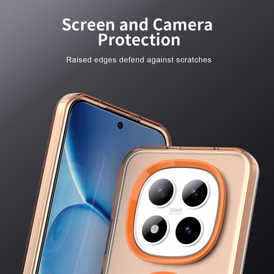 Techsuit CandyCase MagSafe, Xiaomi Redmi Note 15 Pro Plus 5G / Poco M8 Pro 5G, oranžový