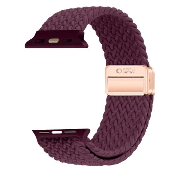 Tech-Protect NylonMag Apple Watch 8 / 9 / 10 / 11 / 12 / SE Ultra (44 / 45 / 46 / 49 mm), vínový
