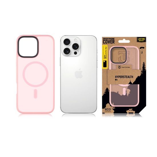 Tactical MagForce Hyperstealth etui, iPhone 16 Pro Max, różowy