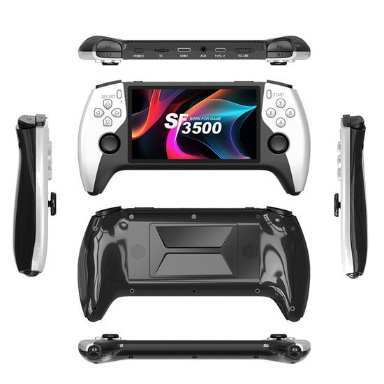 SF3500 Přenosná herní konzole s 5″ IPS displejem, 3000 mAh a TV výstupem