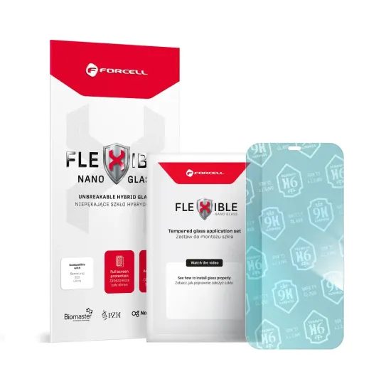 Forcell Flexible Nano Glass υβριδικό γυαλί, Samsung Galaxy A22 5G, διαφανές