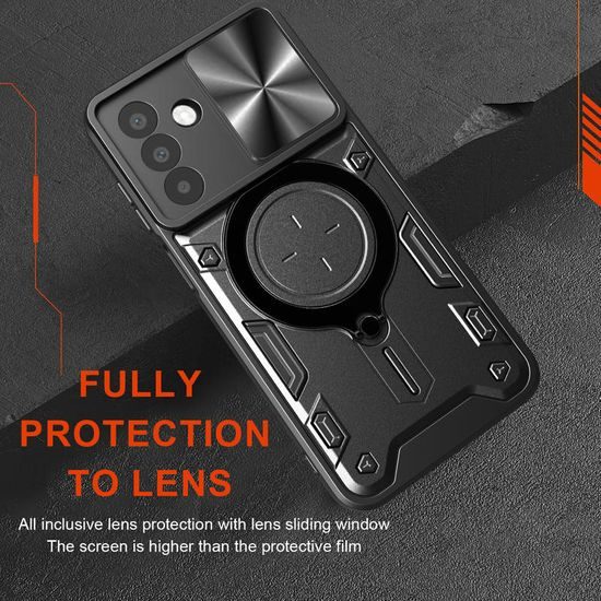 Θήκη Camshield Ring, Samsung Galaxy A17, μαύρη