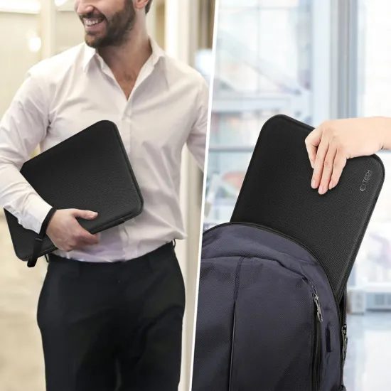 Tech-Protect Hardpouch θήκη laptop 13–14", μαύρη