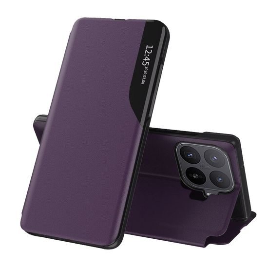 Eco Leather View maska, Xiaomi 17T Pro, ljubičasta