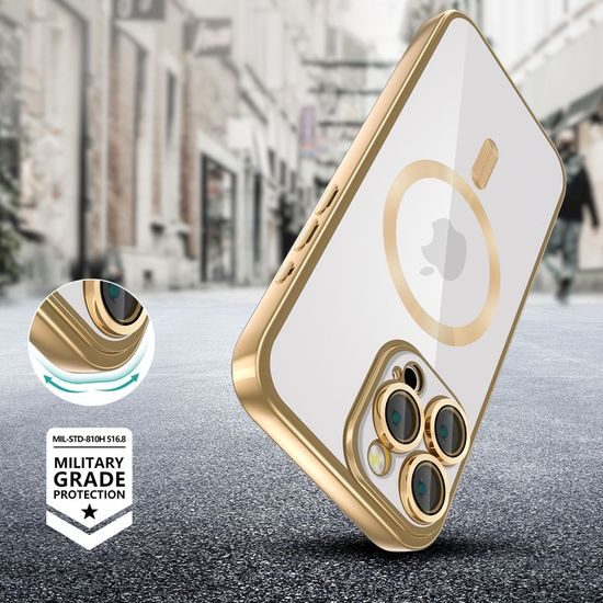 Tech-Protect MagFlex MagSafe iPhone 16 Pro Max, glänzend gold