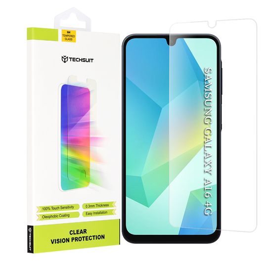 Techsuit Clear Vision Σκληρυμένο Γυαλί, Samsung Galaxy A16 4G / 5G / A17 4G / 5G