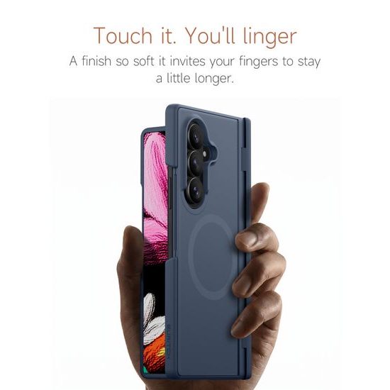 Samsung Galaxy Z Fold 8 Ultra vāciņš – Suritch MagSafe ar statīvu – zils