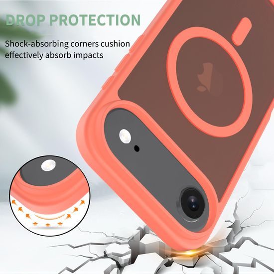 JP MagFit Colour MagSafe θήκη με μαγνήτη N52, iPhone Air, πορτοκαλί