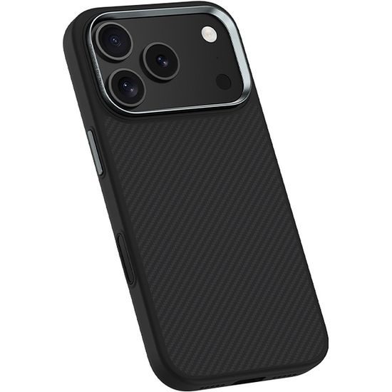 iPhone 17 Pro Max / 18 Pro Max ümbris – Benks Magnetic Armor Pro Kevlar Metal Frame – must