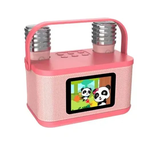 Vezeték nélküli karaoke szett gyerekeknek, rózsaszín