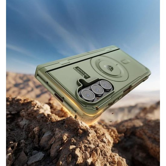 Θήκη Dexnor MagSafe Kickstand για Samsung Galaxy Z Fold 7, πράσινη