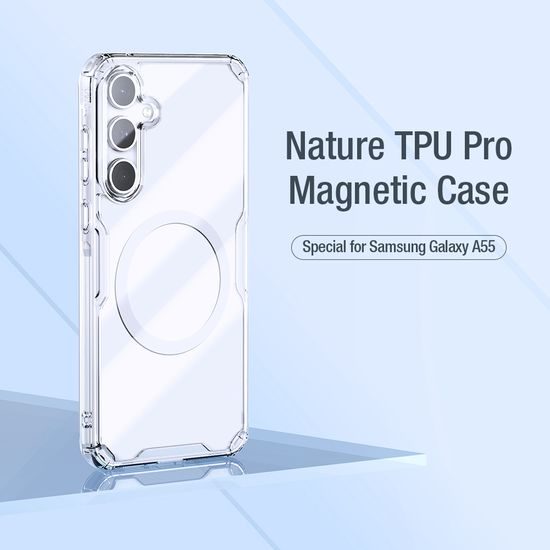 Nillkin Nature TPU PRO Magnetic Κάλυμμα, Samsung Galaxy A55 5G, διάφανο