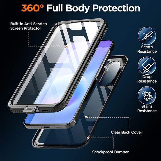 ShellBox IP68 maska, Samsung Galaxy A57 5G, crna