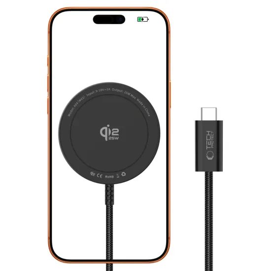 Tech-Protect A54 Încărcător Wireless MagSafe 25 W QI2.2, negru