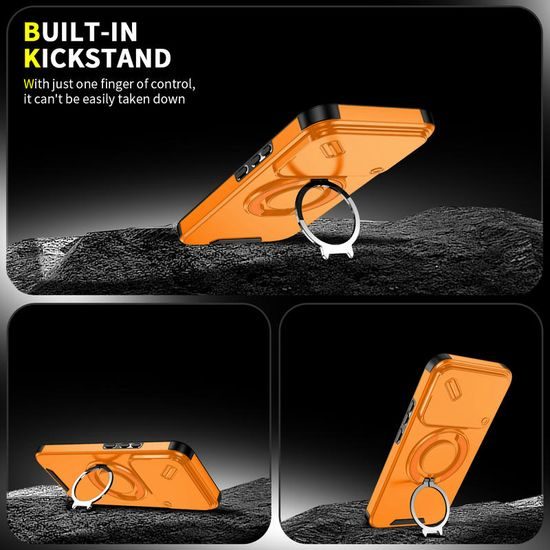 Θήκη Camslide Stand, Xiaomi 15T Pro, πορτοκαλί