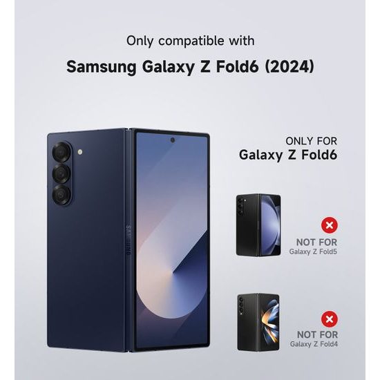 Suritch 360 Kickstand obal Samsung Galaxy Z Fold 6, černý