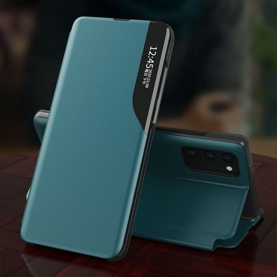 Eco Leather View Case, Samsung Galaxy A14, kék