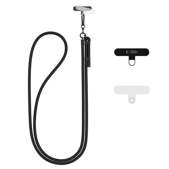 Tech-Protect C1S Crossbody popruh, čierny