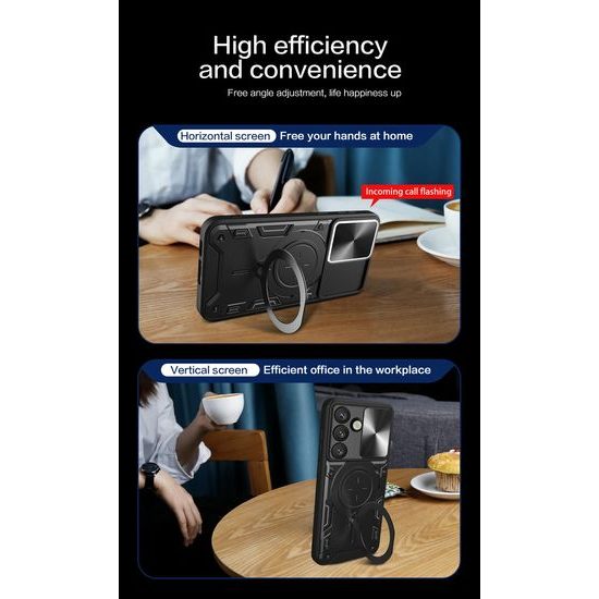 Θήκη Camshield Ring, Samsung Galaxy S26, μαύρη