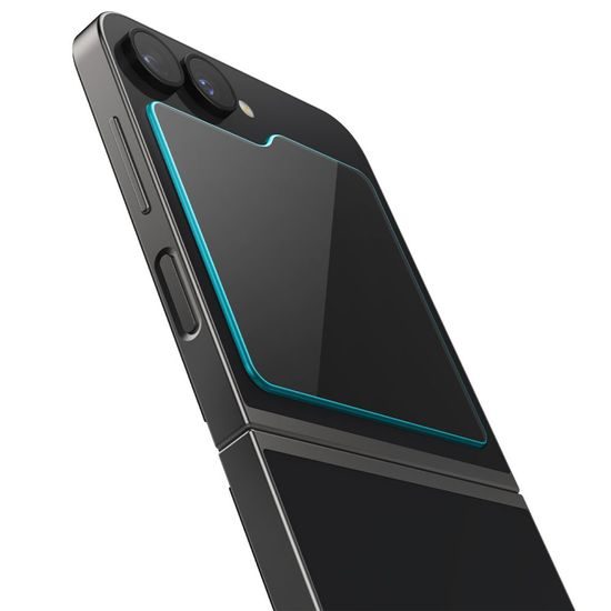 Spigen Glass.TR EZFit με εφαρμοστή, 2 τεμάχια, Σκληρυμένο γυαλί, Samsung Galaxy Z Flip 6 / 7 FE