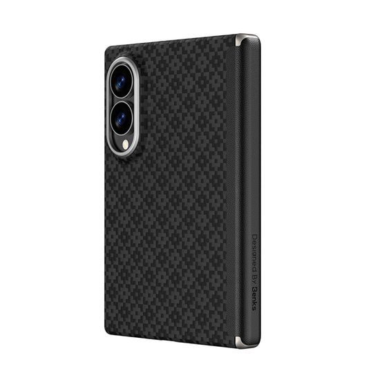 Benks Magnetic Armor Grid Pro Grand Combo Schutzhülle für Samsung Galaxy Z Fold 8 - Kevlar® TPU Case mit Displayschutz - Schwarz