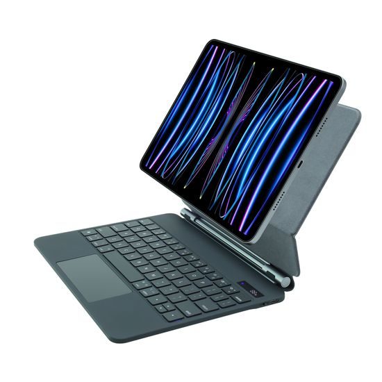 JP Magnetic Keyboard MK01 pouzdro na tablet s displejem, iPad Pro 11 2018 / 2020 / 2021 / 2022, iPad Air 4 10.9 2020 / Air 5 10.9 2022 / Air 11 2024 / 2025, černé