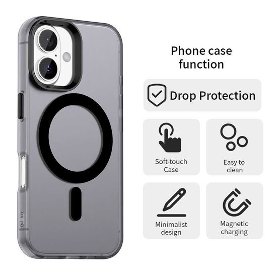 Techsuit CandyCase MagSafe, iPhone 17, μαύρο